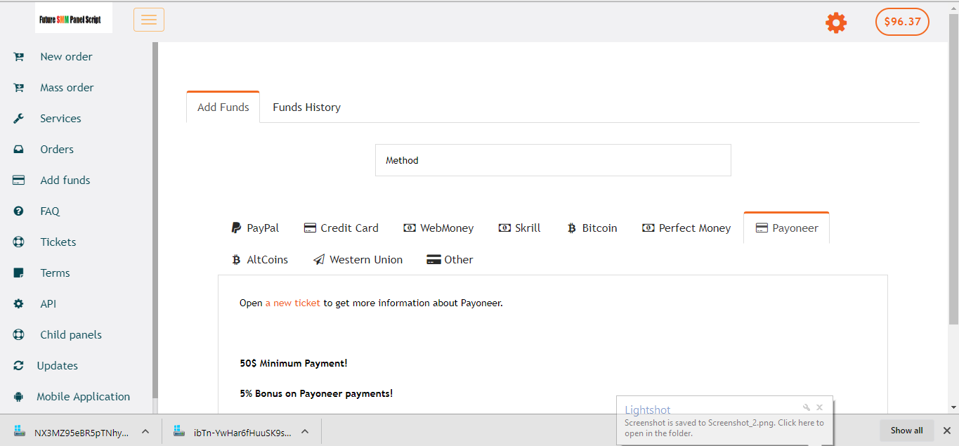 JAP Clone SMM panel automatic Script