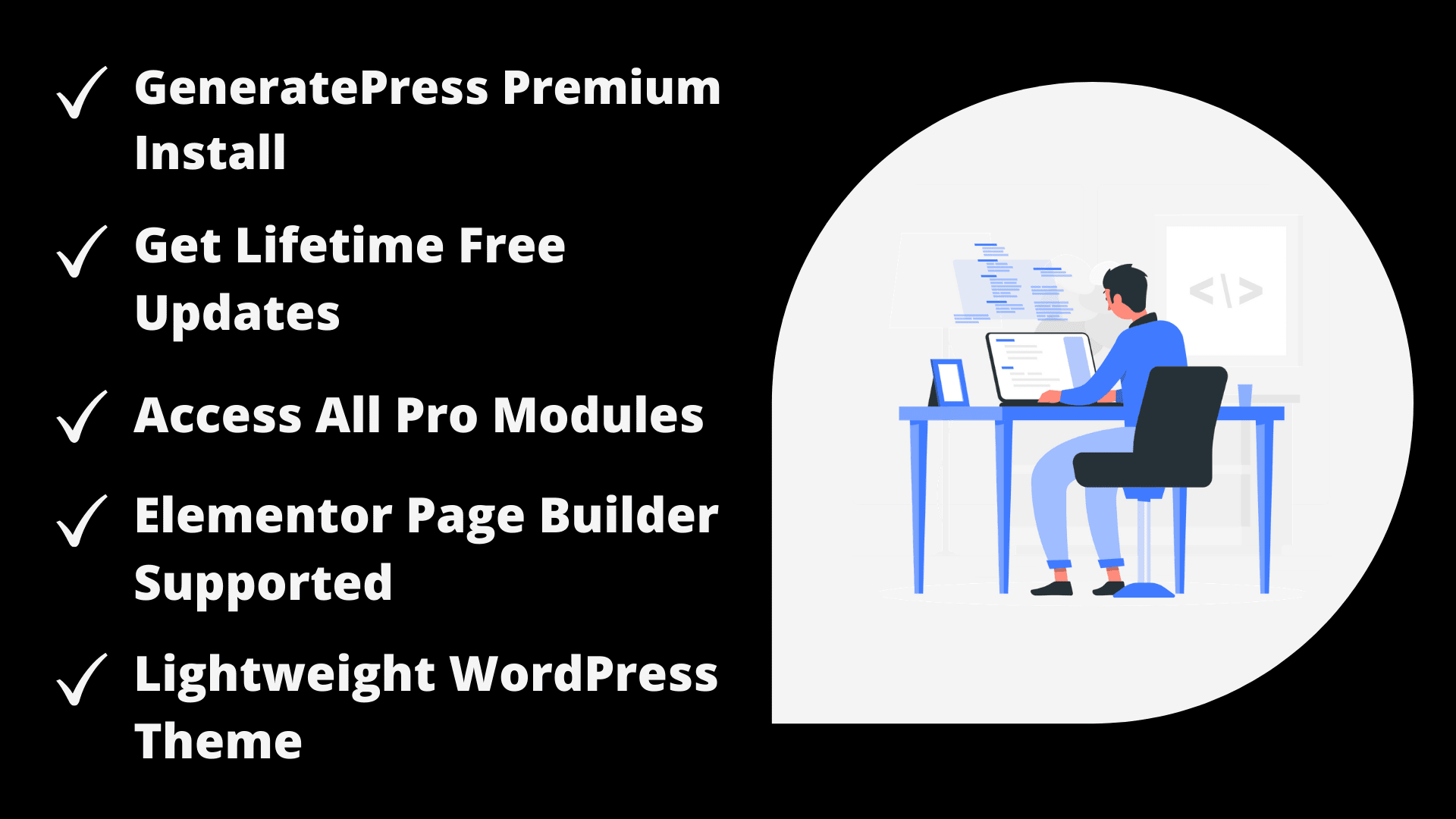 Install Generatepress premium theme with license key