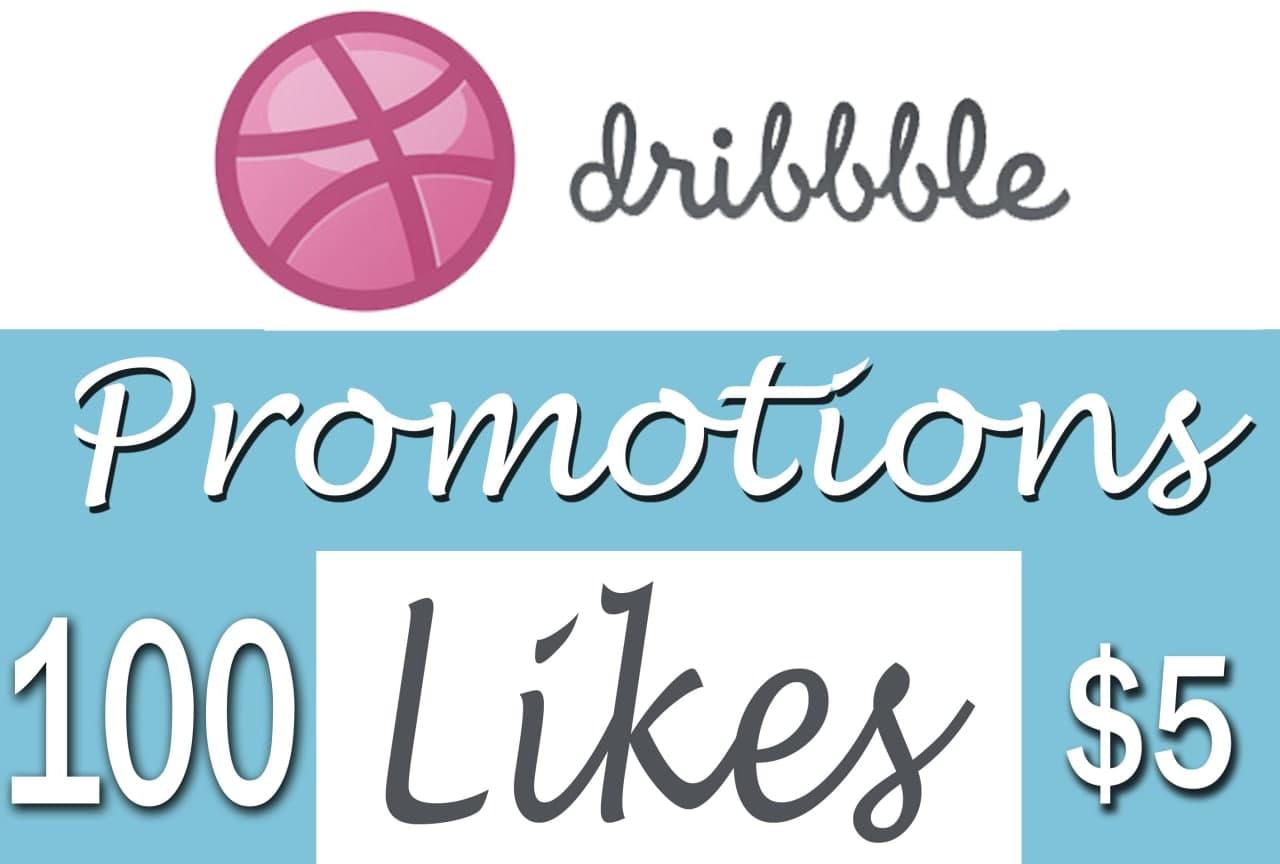 Buy 100 Dribbble Hearts to Your Shots