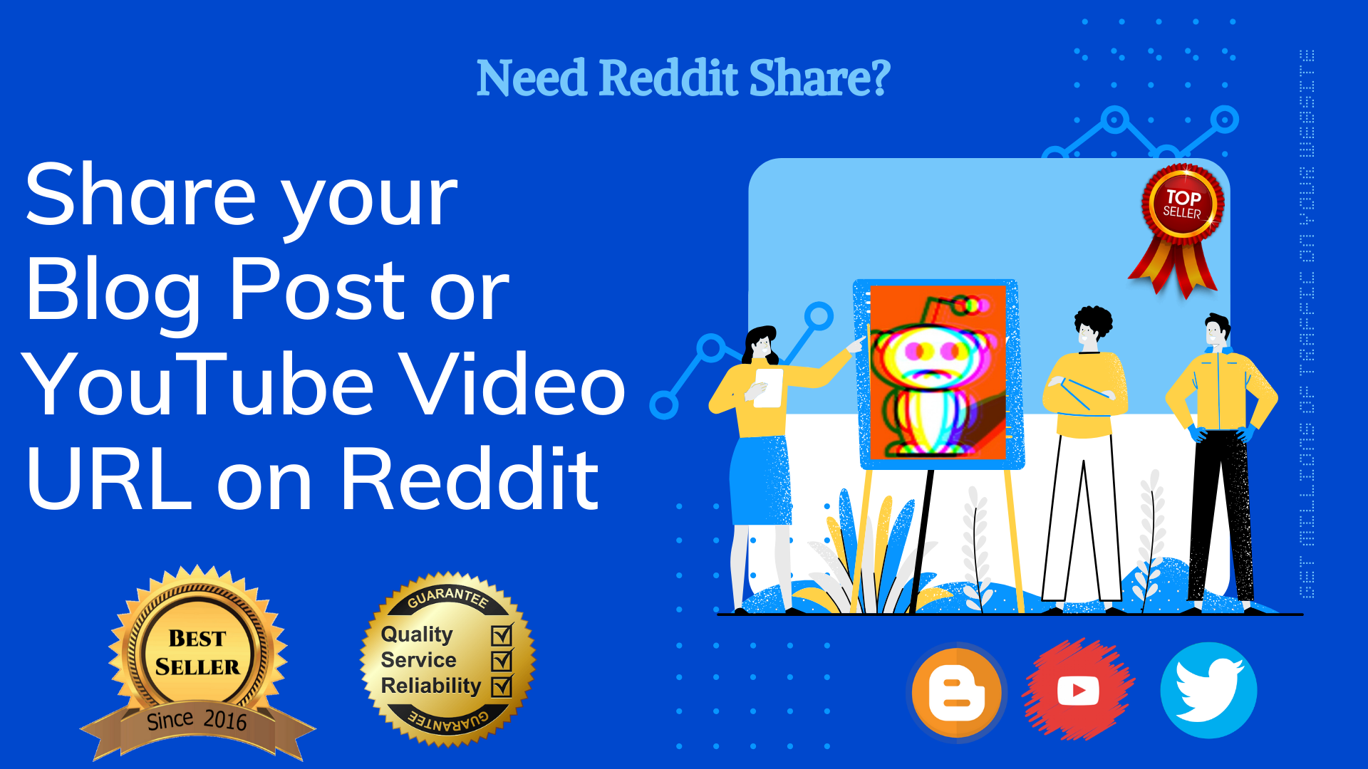 15 Reddit Share for Your website/Blog to get millions of traffic