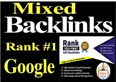 80 Mixed backlinks DA 50+Permanent Natural High quality Do-follow Link building rank your website