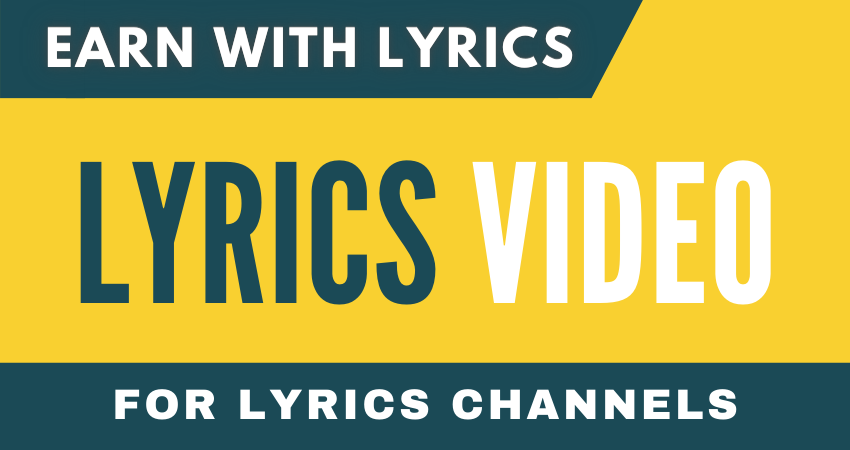 I will make lyrics video for lyrics channel