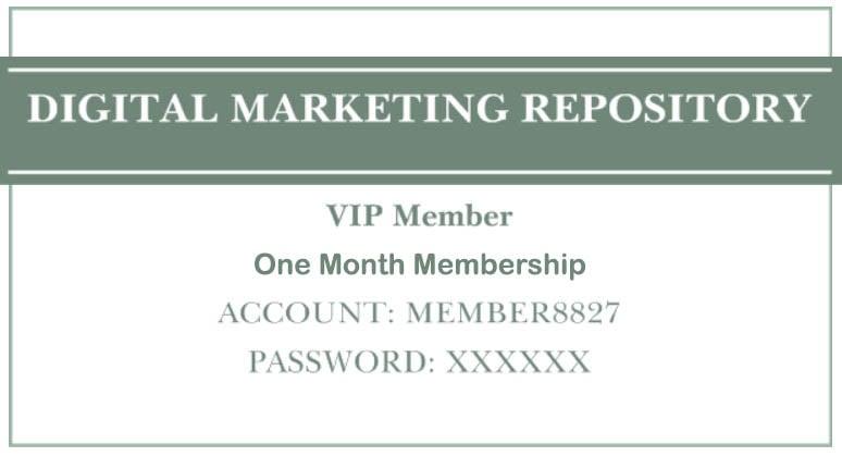 The Digital Marketing Repository - 1 Month Training - Improve Your SEO and Marketing Skills!