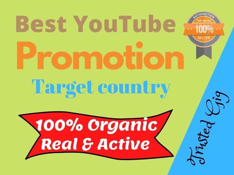 Get Best YouTube Video Promotion & Marketing Via Active Users