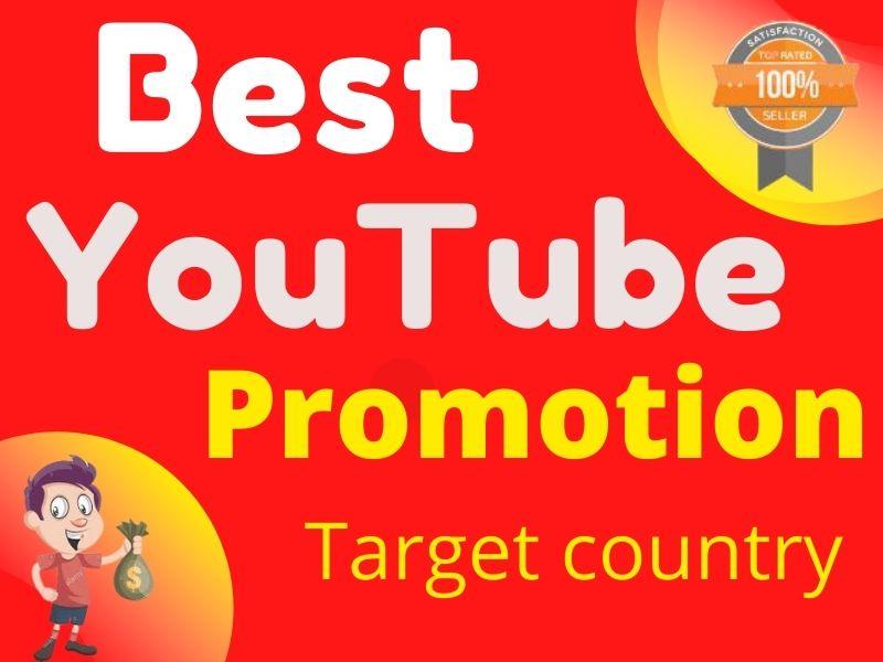Get Best YouTube Video Promotion & Marketing Via Active Users