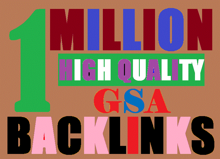 2 Million Verify GSA Ser backlinks for website to increase ranking and index on google