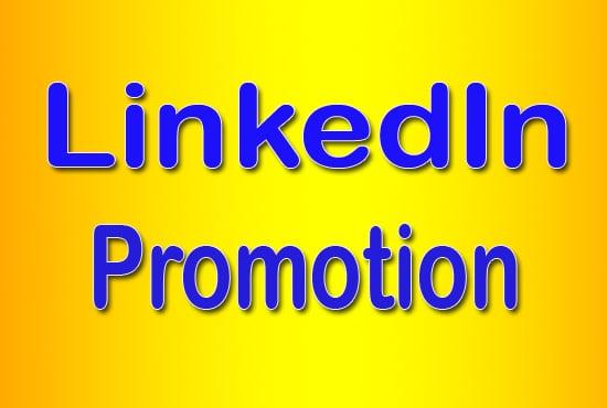 High-Quality LinkedIn Promotion for Company Page or Profile 