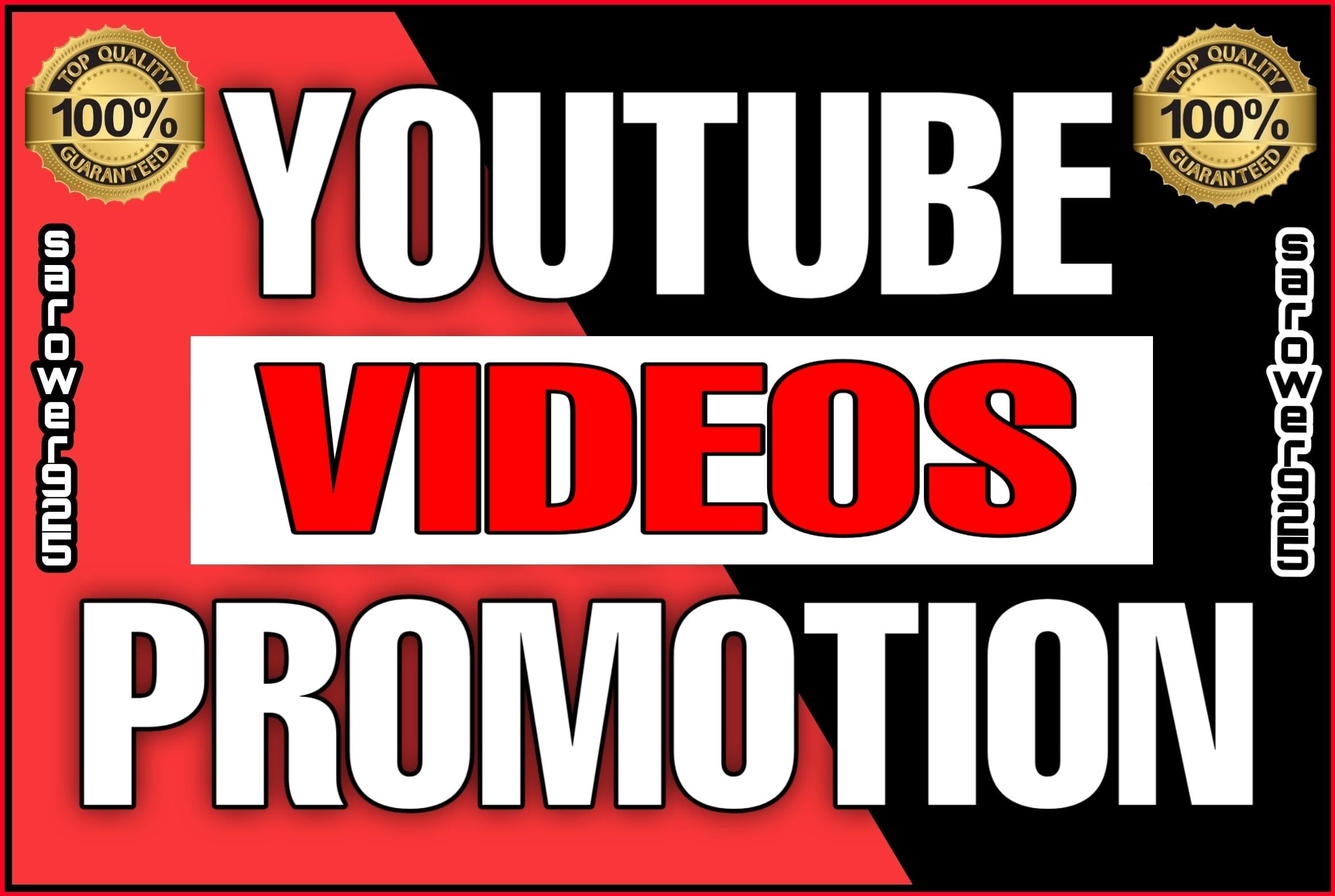 High Quality youtube videos promotions package