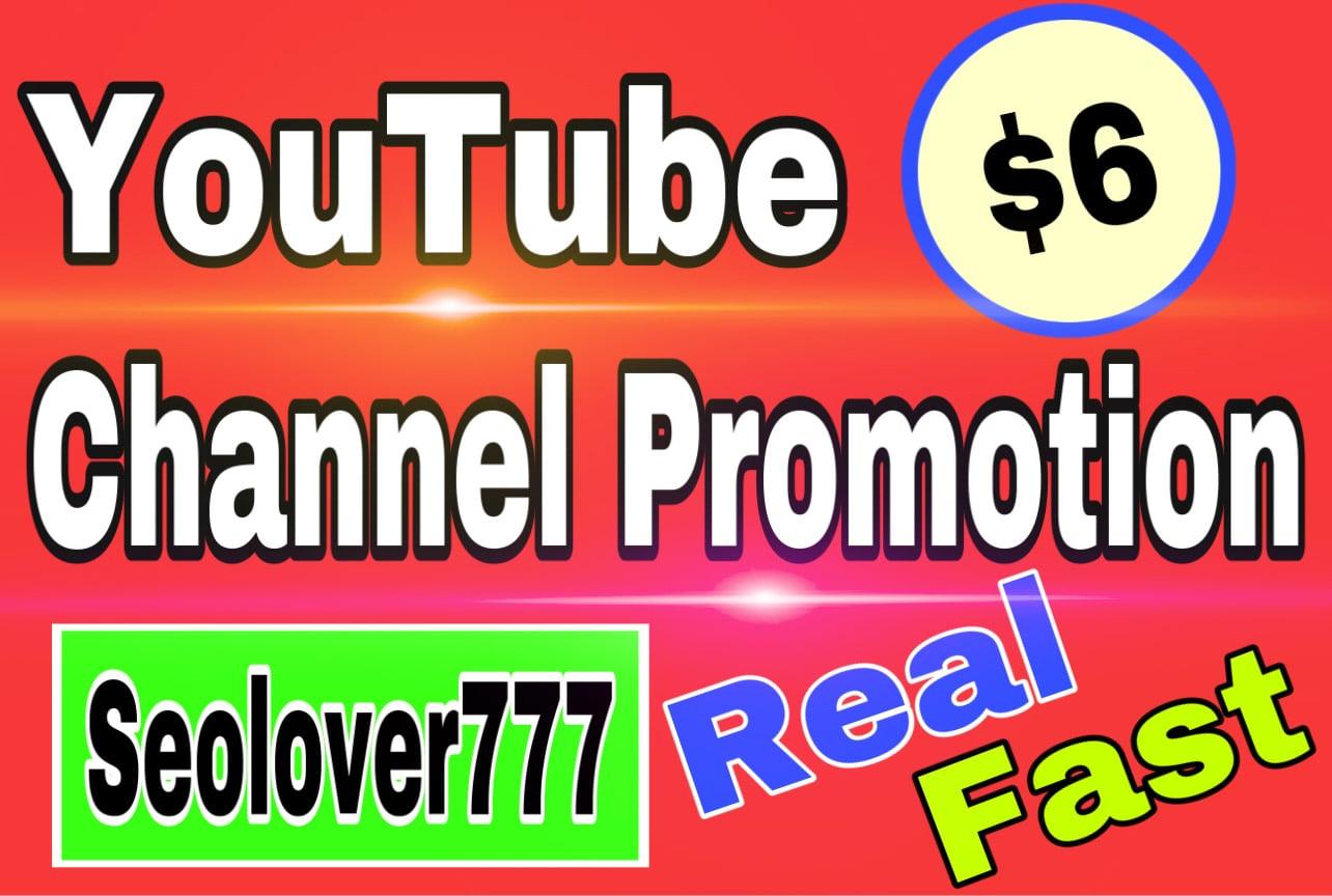 YouTube organic promotion & marketing via active audience