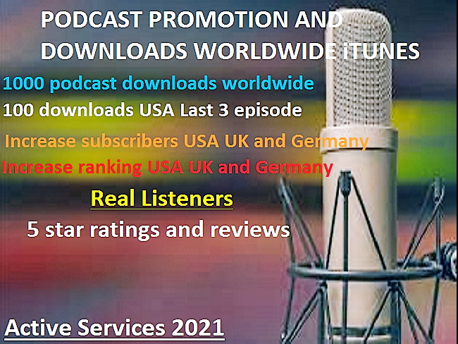 do promotion podcast grow real downloads, ratings and podcast marketing