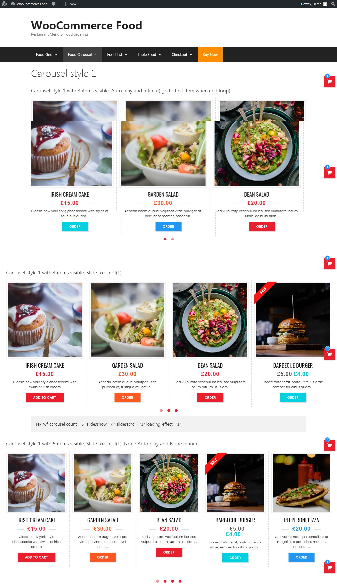 Food Restaurant Menu & Food Ordering - Wordpress Plugin
