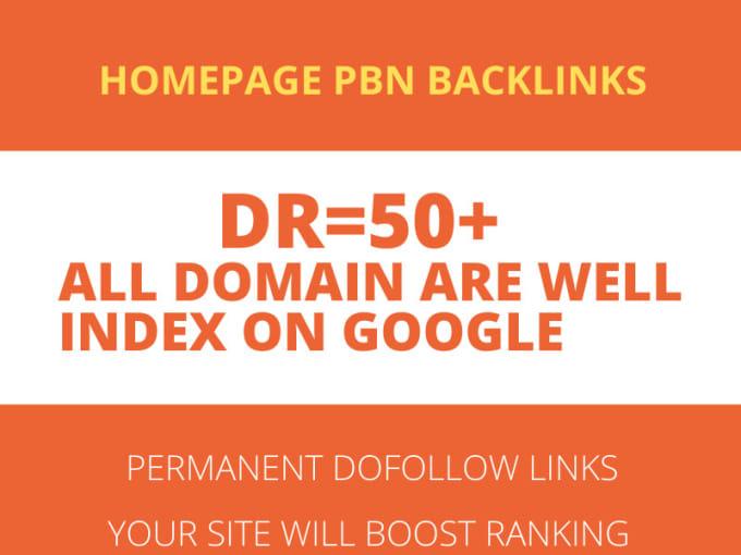 I will Provide 500 DR 50+ High quality PBNs Links 