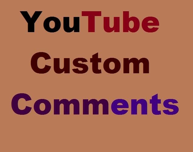 Custom Comments And Video Promotions Active User Super Fast .