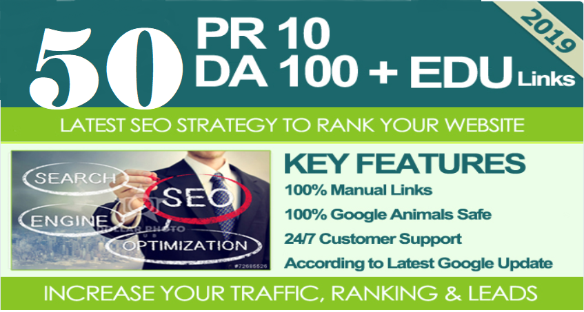 Skyrocket your website with 50 EDU GOV Do-follow BACKLINKS 