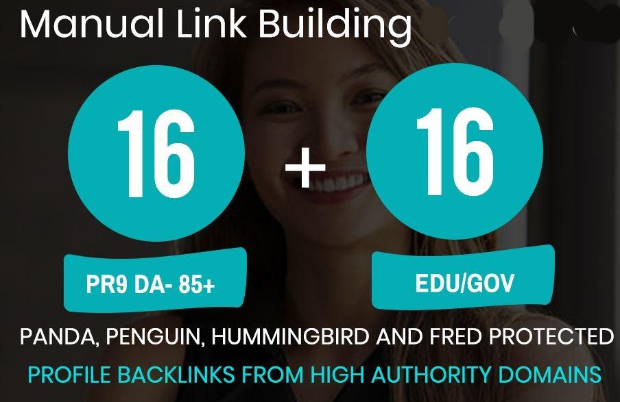 16 Pr9 Authority Backlinks + 16 Edu - Gov High Backlinks - Fire Your Google Ranking 