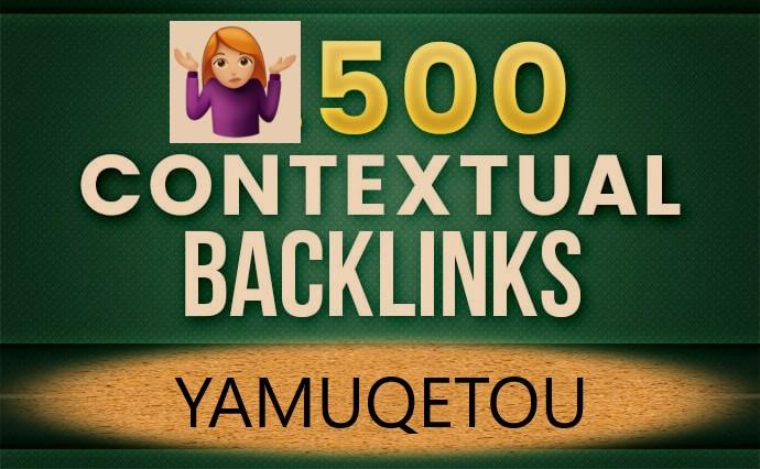 I Will Build 500 Perfect SEO Contextual Backlinks