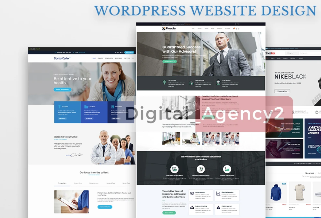 design professional business wordpress website 