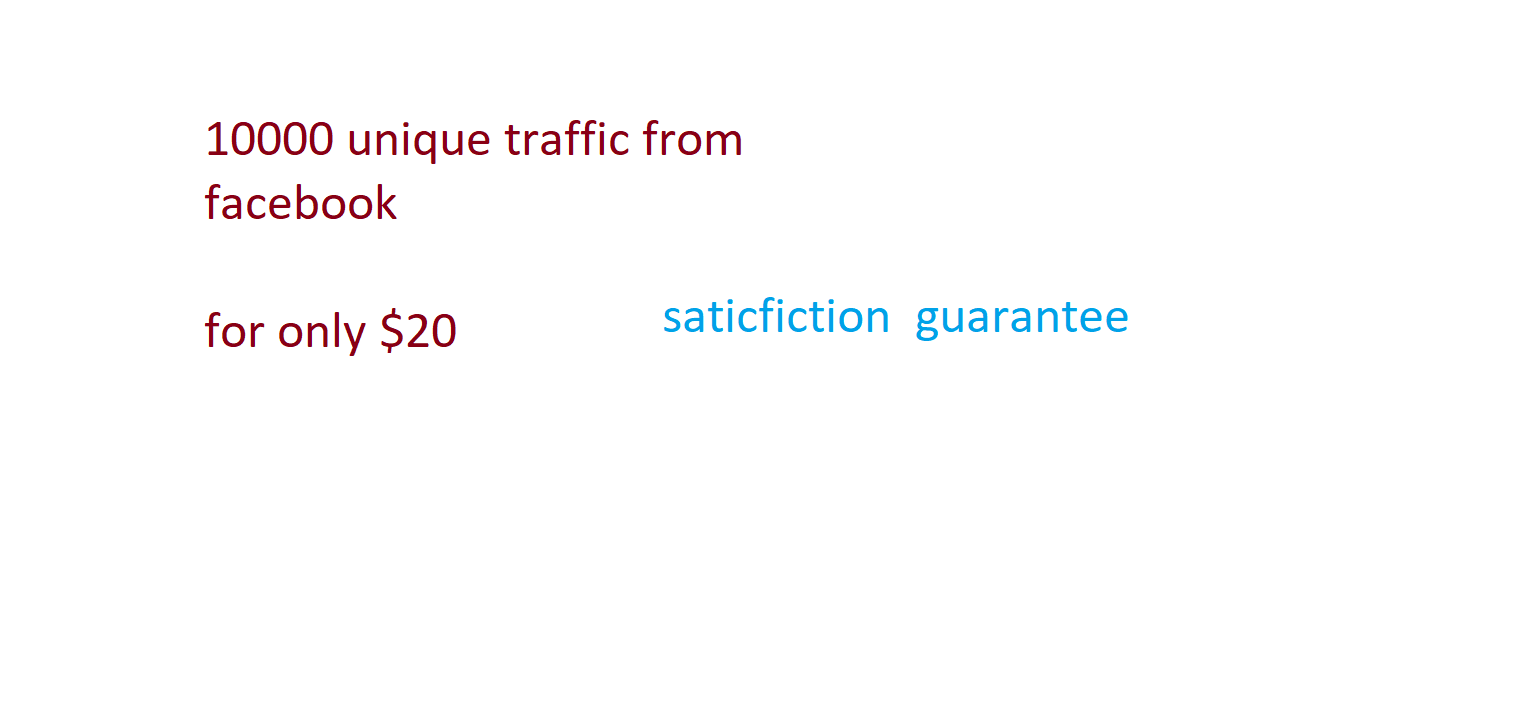 drive 1000 organic targeted unique visitors