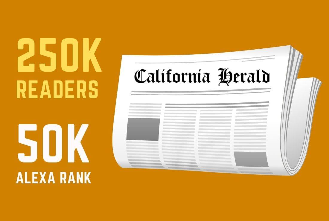 I wll guest post on dofollow google news approved site californiaherald.com