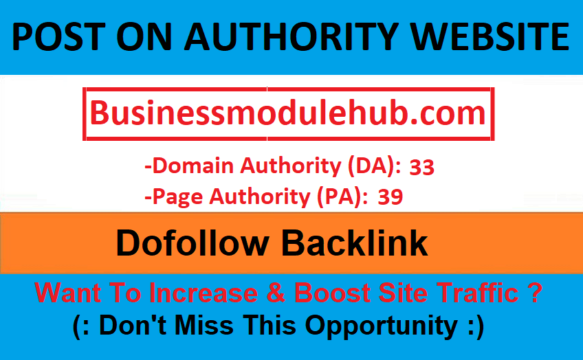 Publish Guest Post On Businessmodulehub.com