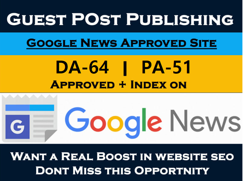 Wite and publish guest post on us google news approved blog Usupdates.com