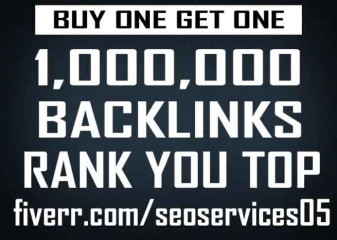 I will 1,000,000 gsa,ser,quality,backlinks for seo