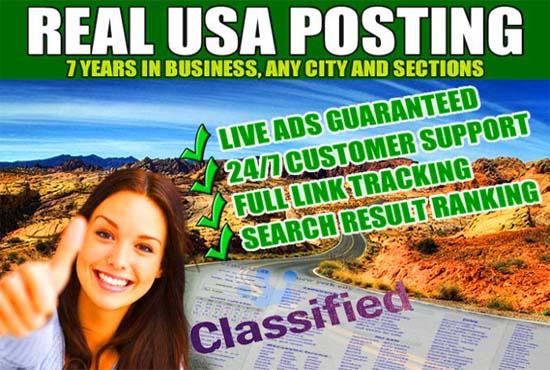Best Classified Ad Service In Top USa sites 