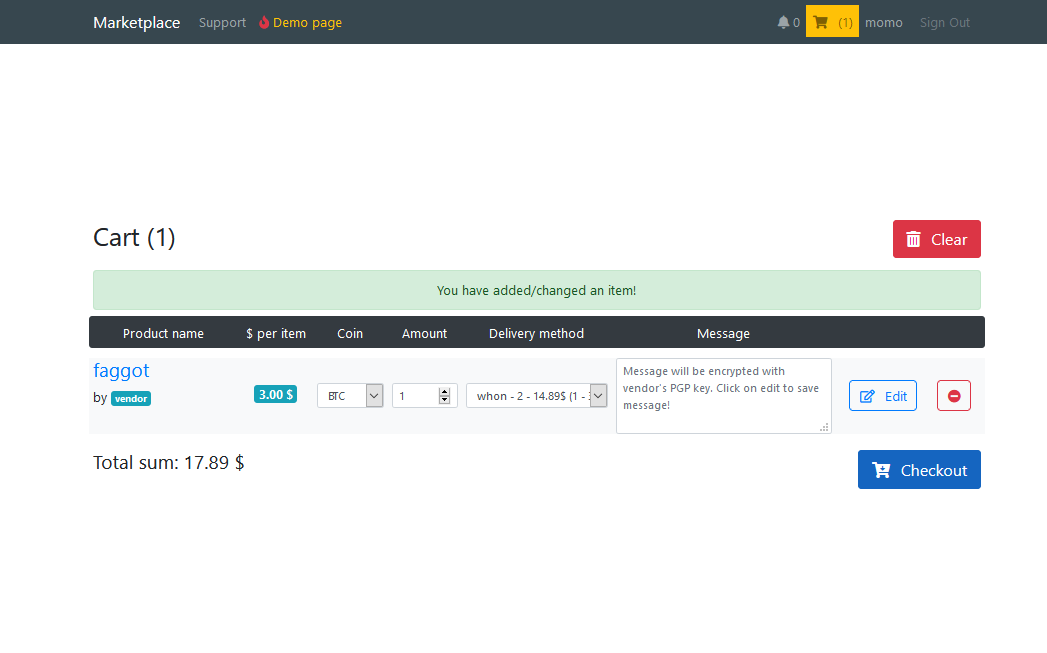 start your Tor Marketplace Script noww