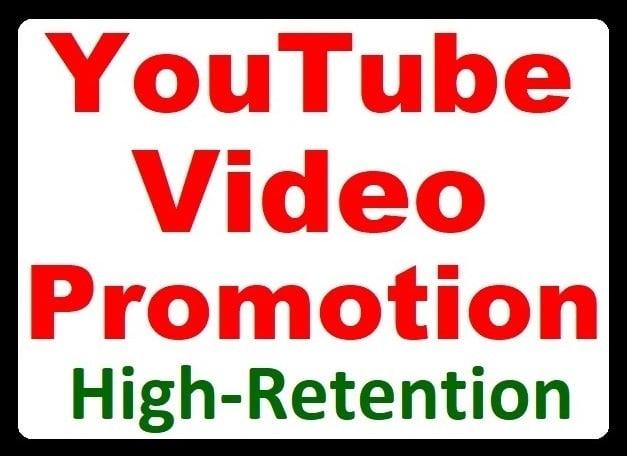 High Retention YouTube Video Promotion Organic Visitors