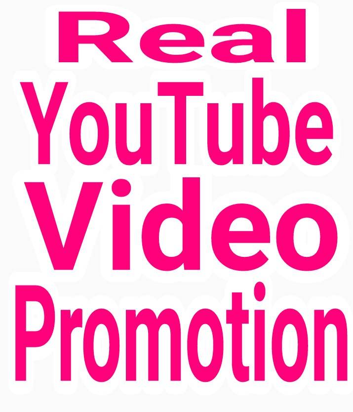 Very High Quality YouTube Video promotion via real human with fast delivery 