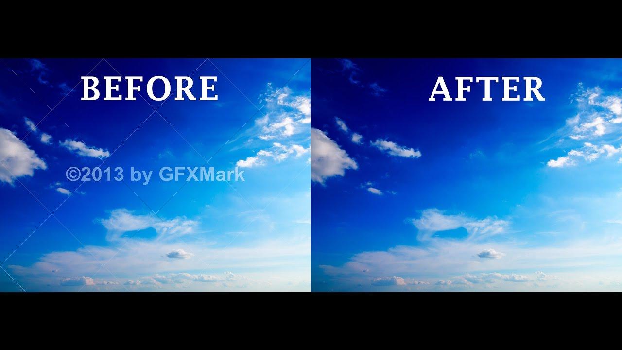 Remove watermark, people and date stamps from your photos