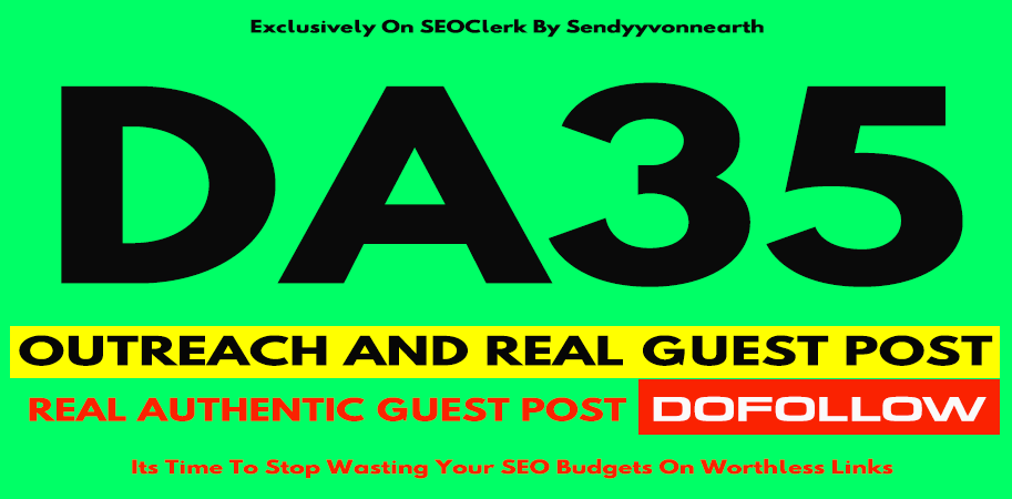 Publish Guest Post on High Authority DA40+ Site