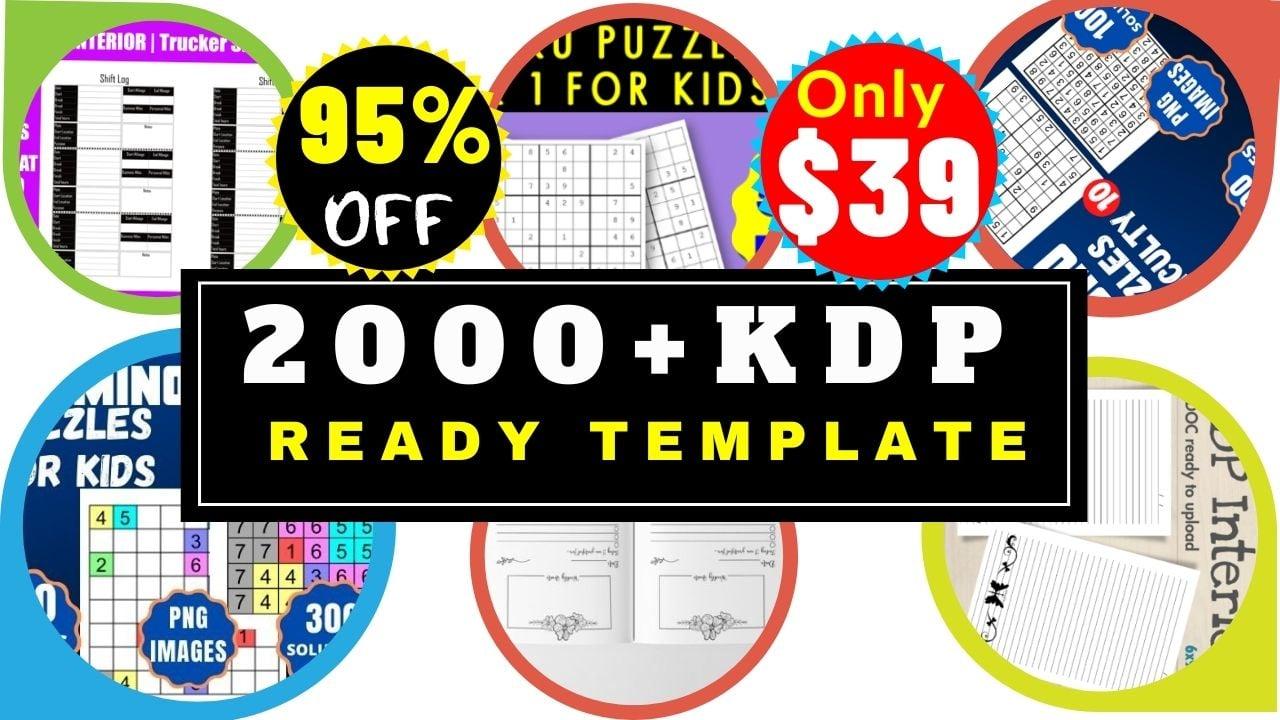 2000+ KDP super bundle ready templates interiors