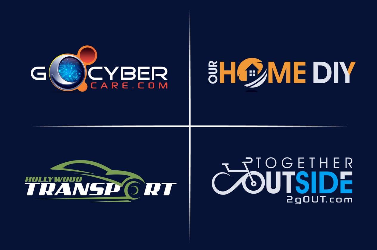 I will design unique minimalist business logo and business card design