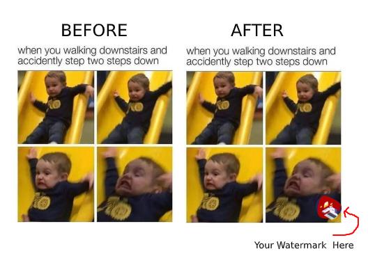 I will put your watermark logo or text on 2000 image