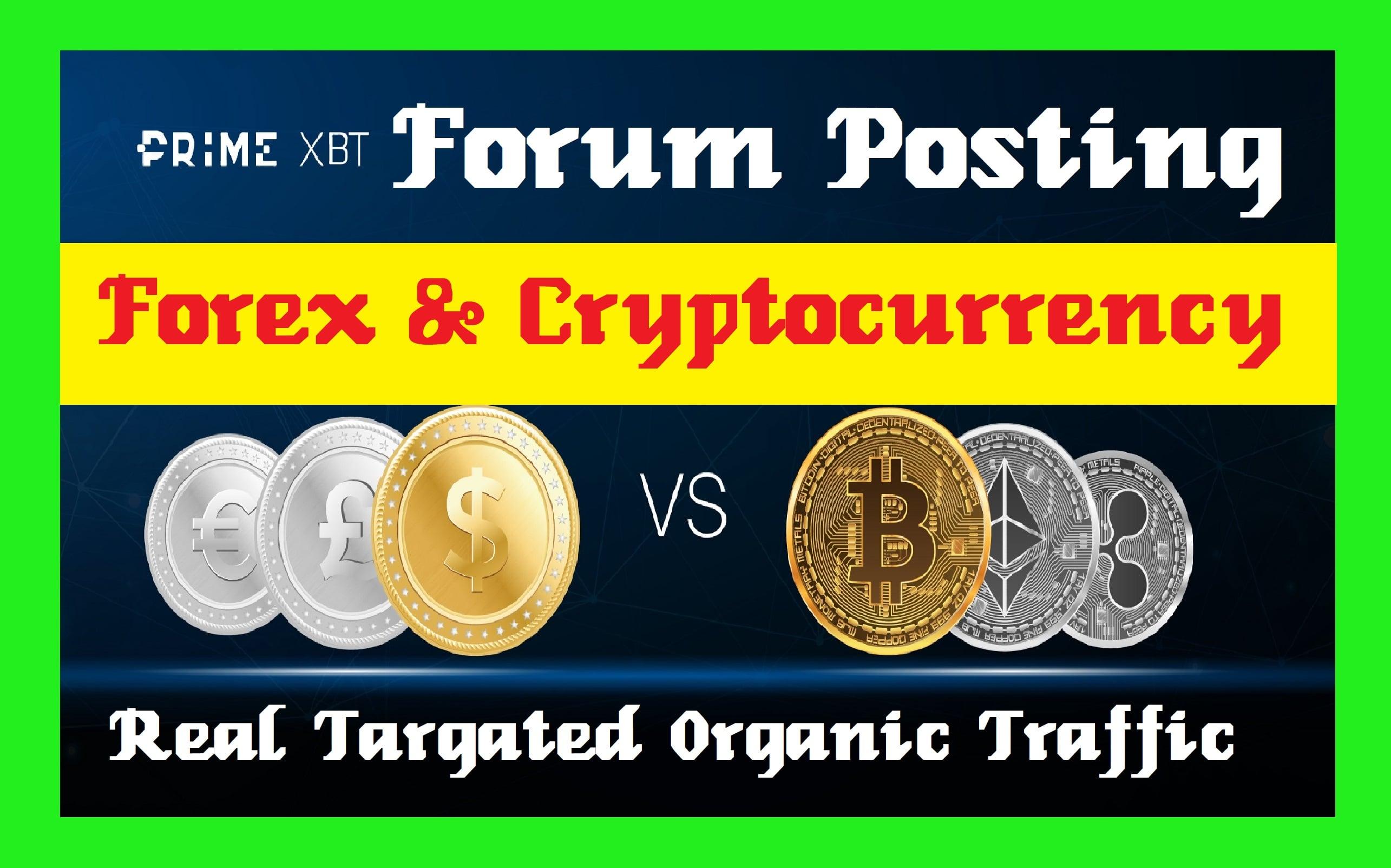 25 Forum Posting Backlinks, Forex And Cryptocurrency Related Topic Post Reply