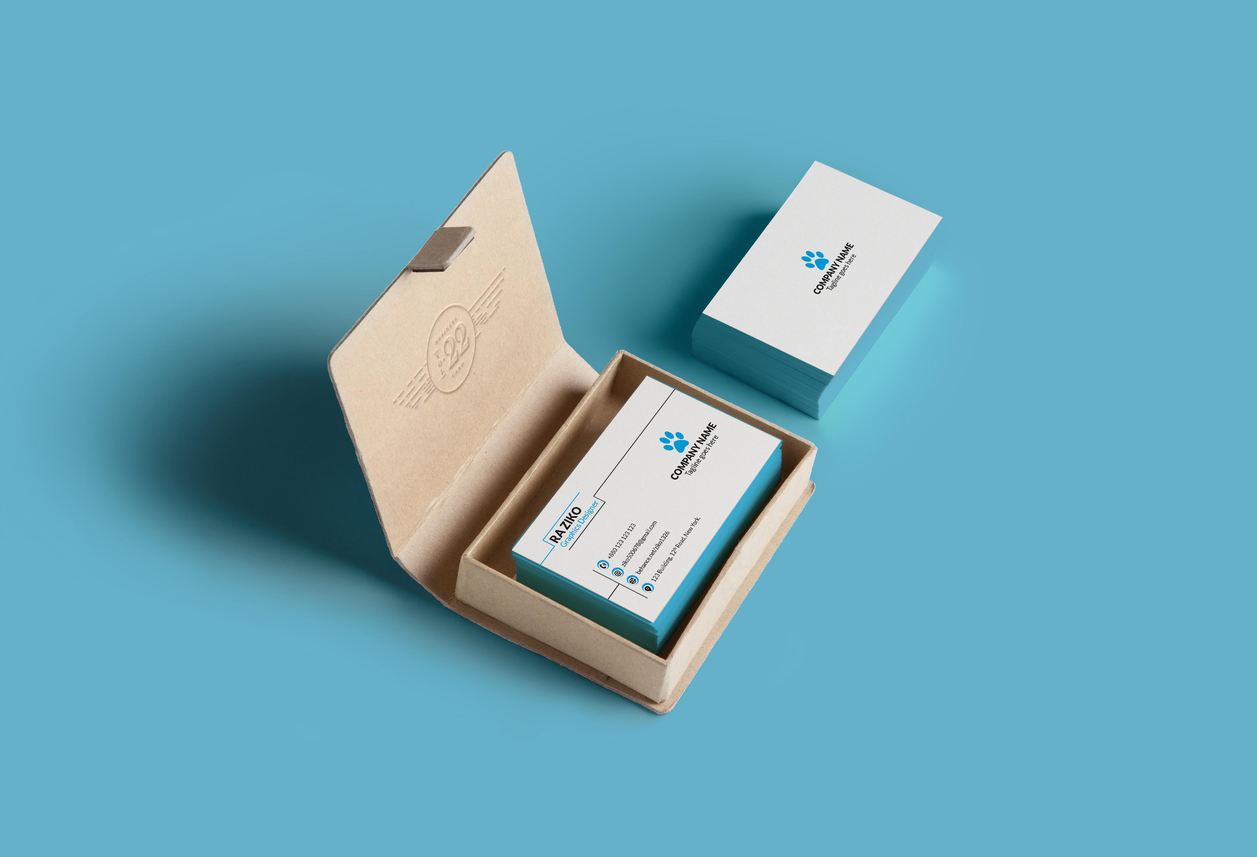 Design a professional double or one sided Business Card