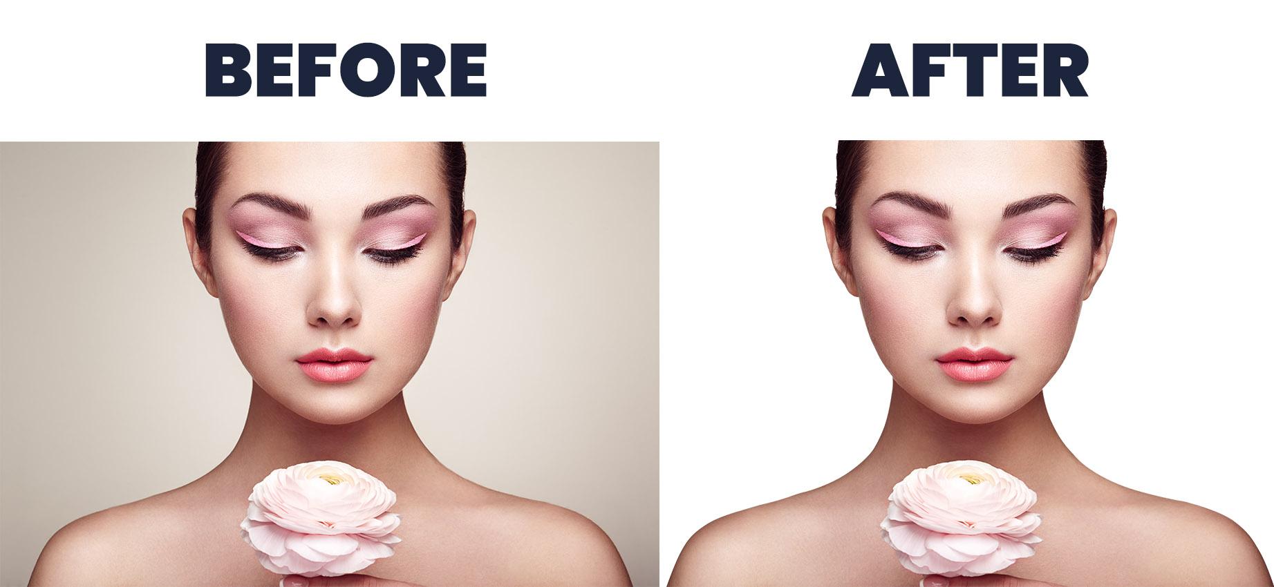 Remove background from your 2 photos