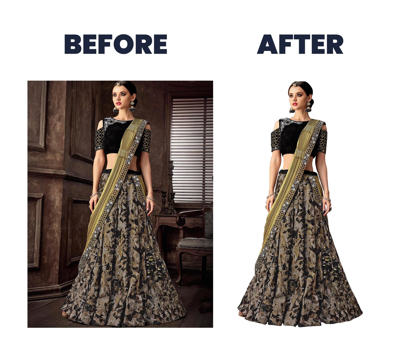 Remove background from your 2 photos