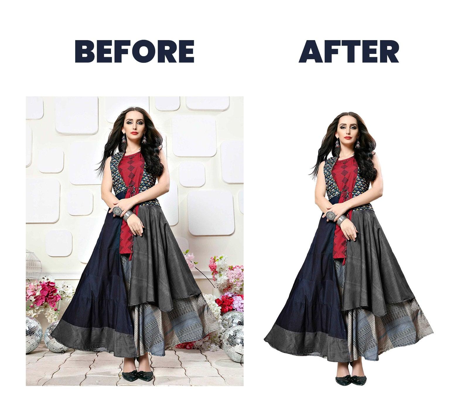 Remove background from your 2 photos