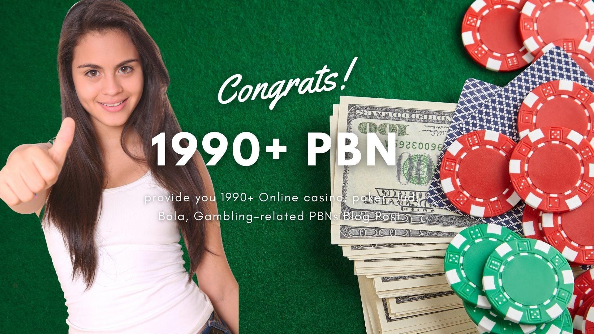 New 1990 Poker, Casino, Betting PBN Mix High Quality SEO Ranking Backlinks