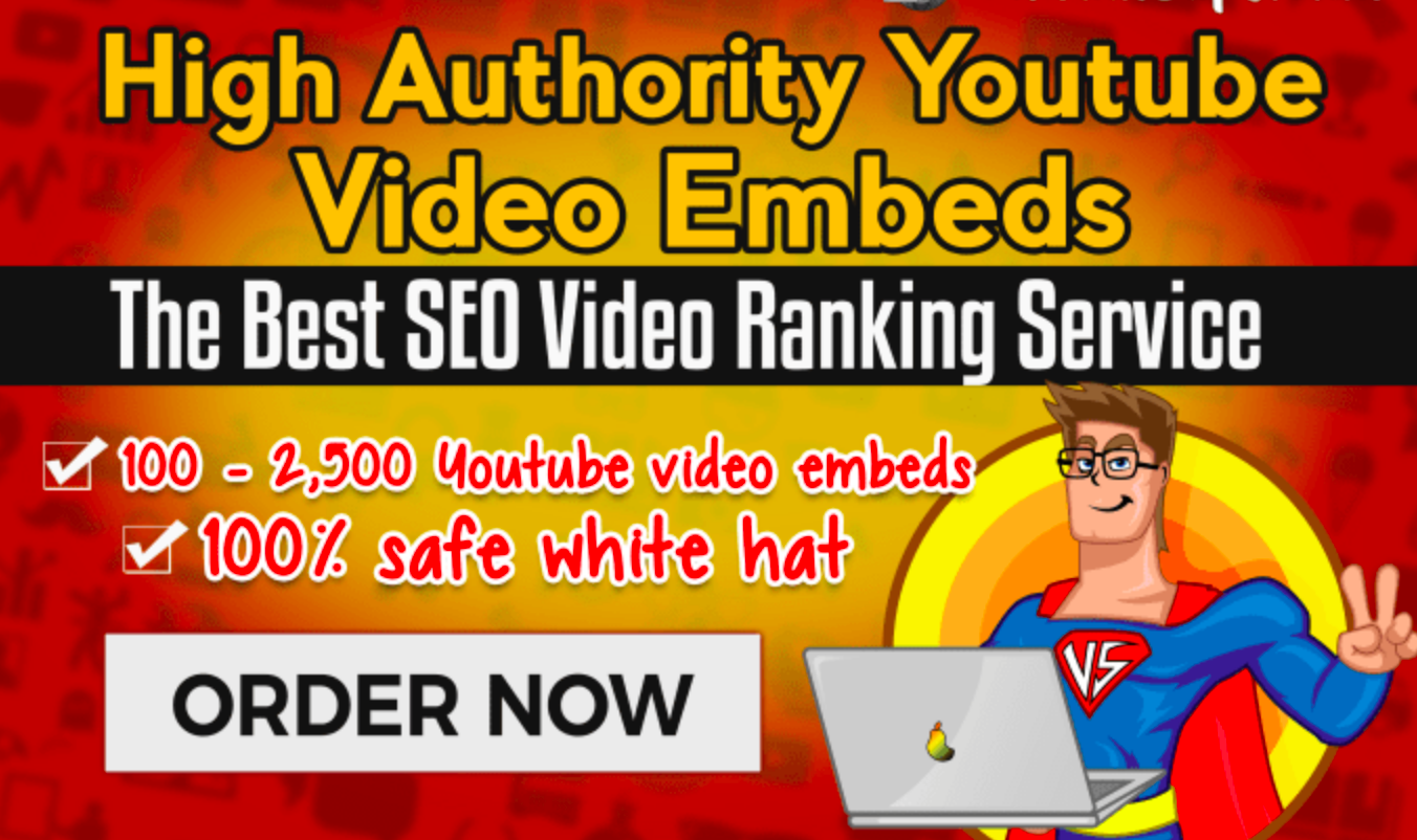 embed your 100 youtube video in top web 2.0 websites with the best seo video ranking