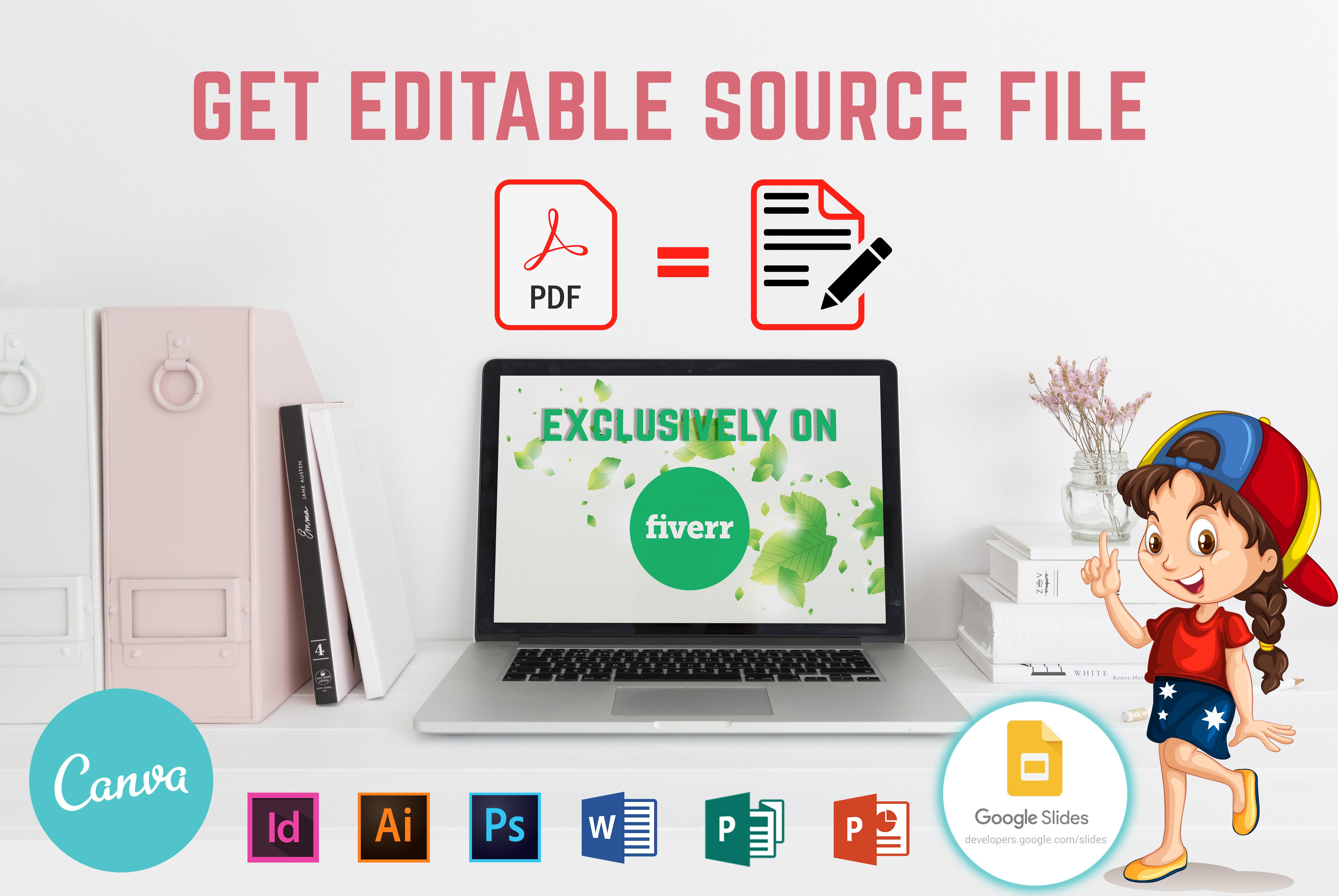 I will redesign your PDF in Canva