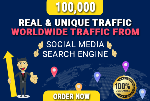 3000+ Daily Worldwide traffic with keyword target for 30 days