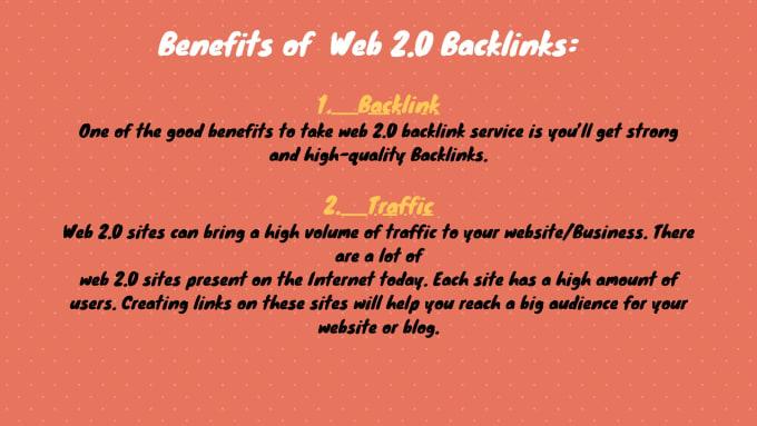 I will build 30 authority web 2 0 backlinks