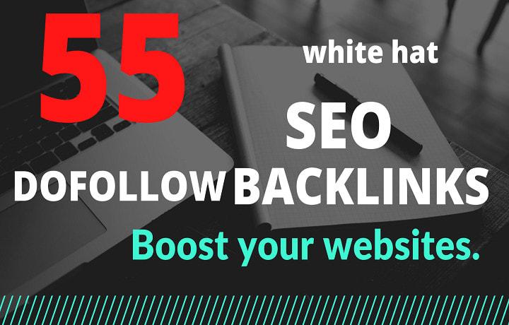 I will create 55 Permanent Authority Dofollow Backlinks