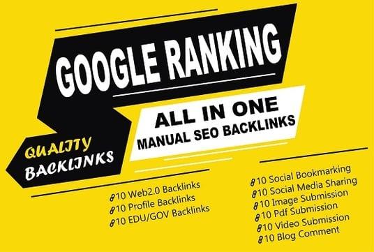 I will Build All In One SEO Link Building Service