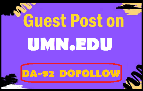 Guest post on University of Minnesota Edu Blog umn.edu, DA 92 and DR 91