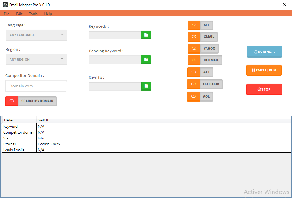 Email magnet: Scrape thousands of emails in matter of minutes