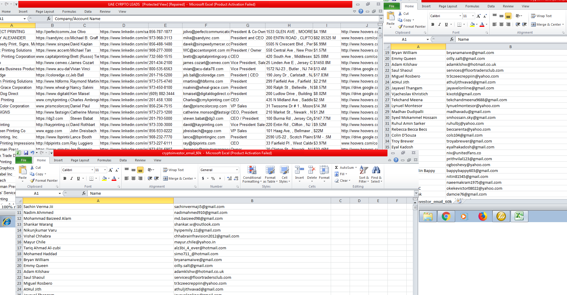 Ico Cryptocurrency Leads Blockchain List 130k Email